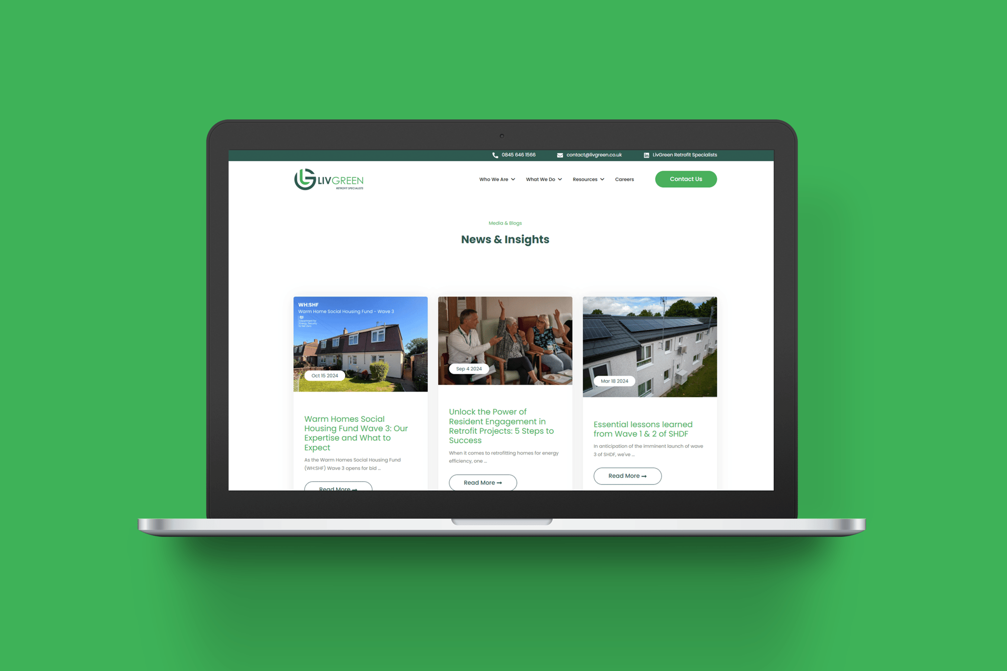 LivGreen Insights Mockup LivGreen Insights Mockup