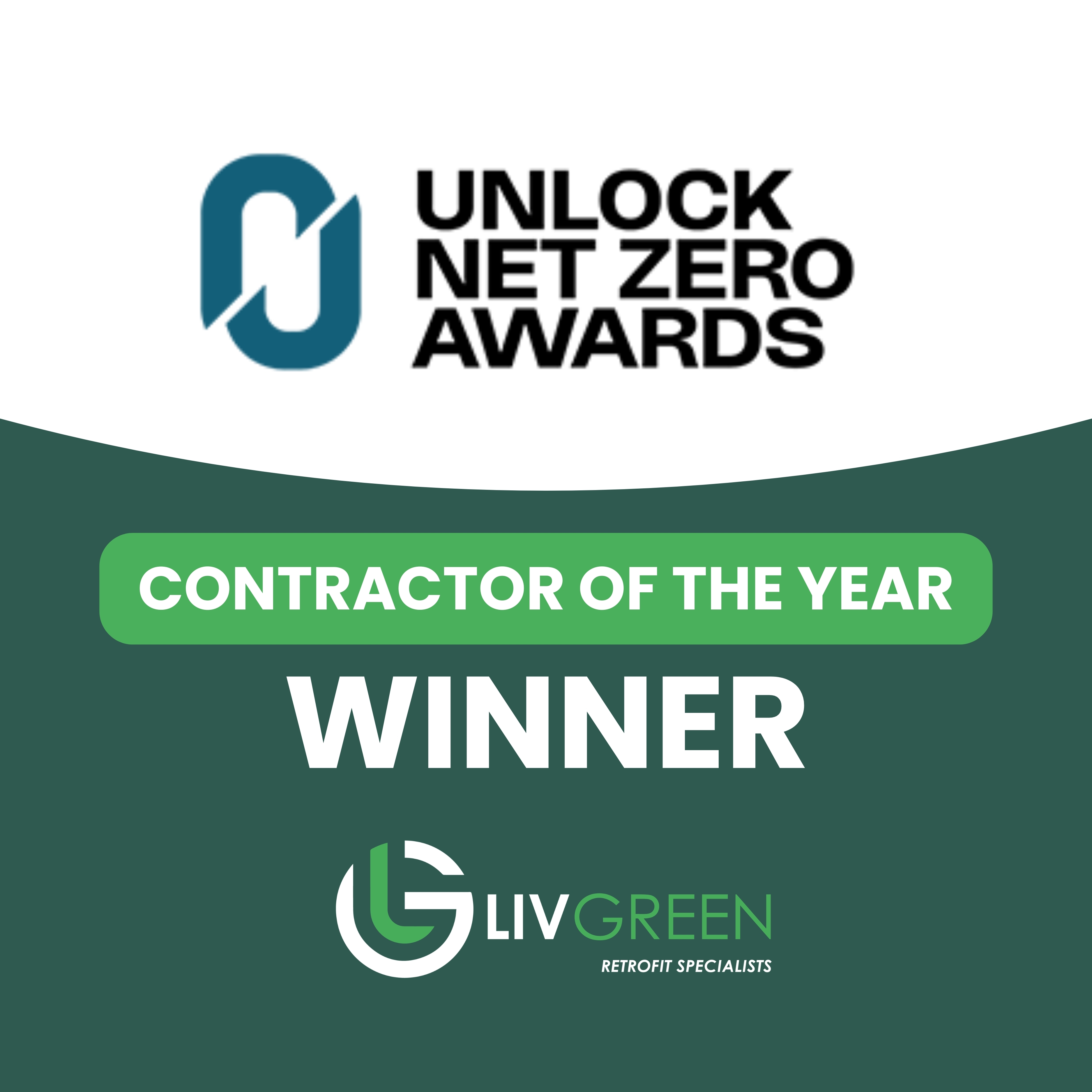 LivGreen Wins Contractor of the Year at the Unlock Net Zero Awards 2026